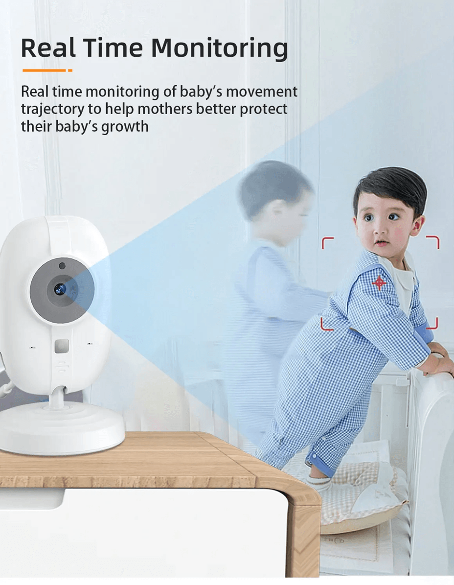 QuietNest Wireless Video Baby Monitor With Night Vision And Two Way Audio 7