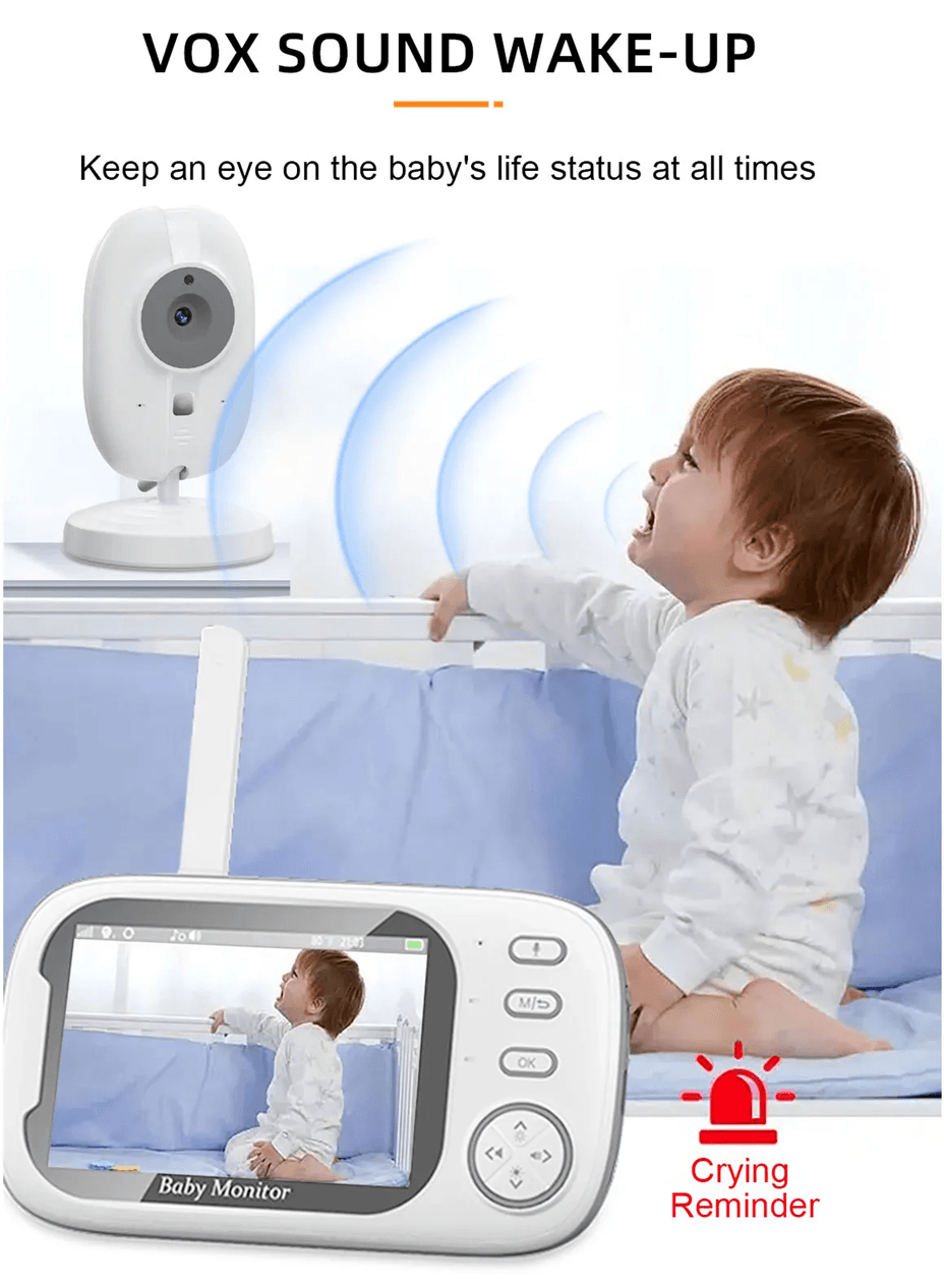 QuietNest Wireless Video Baby Monitor With Night Vision And Two Way Audio 9