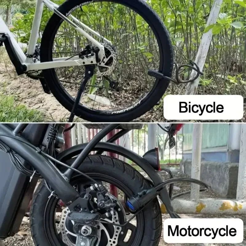 Heavy Duty Motorcycle Chain Lock Metal AntiTheft Bike Lock Maximum Security For Bicycle Scooter Pro 5