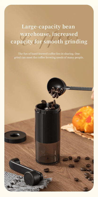BrewMate Manual Coffee Grinder  Adjustable Hand Crank For Travel And Home Brewing 2