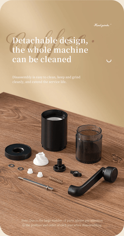 BrewMate Manual Coffee Grinder  Adjustable Hand Crank For Travel And Home Brewing 5