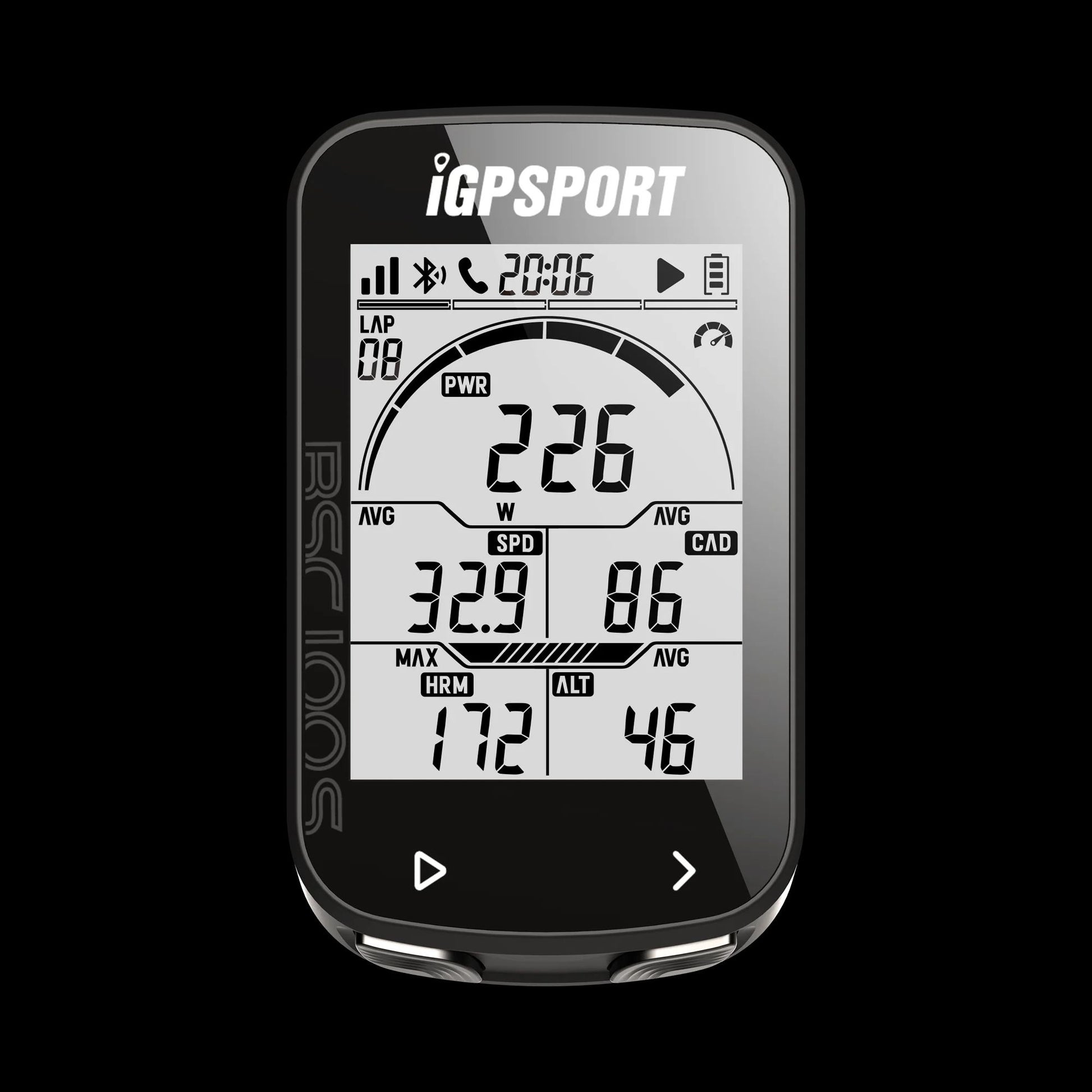 BSC100S GPS Bike Computer  Wireless Speedometer Cycling Odometer  Digital Stopwatch For Bicycles 6