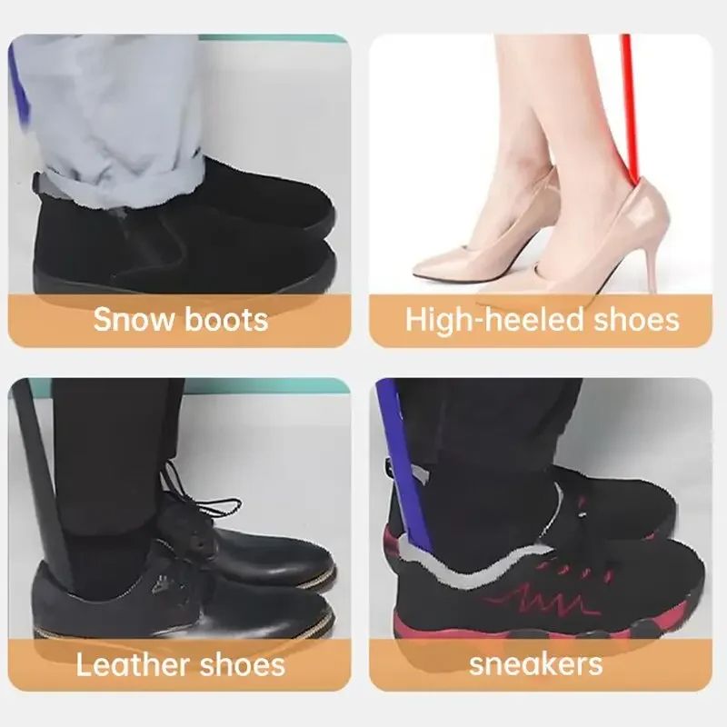 Extra Long Flexible Plastic Shoe Horn No Bending Required Durable Shoe Spoon For Pregnant Women Sen 1