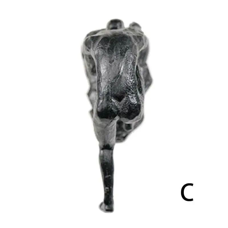 Athlete Rock Climbing Man Statue  Resin Wall Hanging Decoration Retro Sculpture 3D Figure Art For H 7