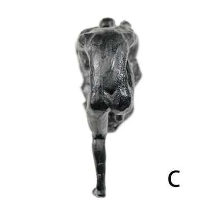 Athlete Rock Climbing Man Statue  Resin Wall Hanging Decoration Retro Sculpture 3D Figure Art For H 7