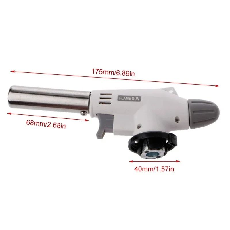 Professional Butane Gas Torch Lighter Windproof Camping Baking BBQ  Welding Flame Gun With Adjustab 2