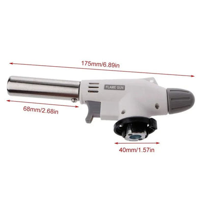 Professional Butane Gas Torch Lighter Windproof Camping Baking BBQ  Welding Flame Gun With Adjustab 2