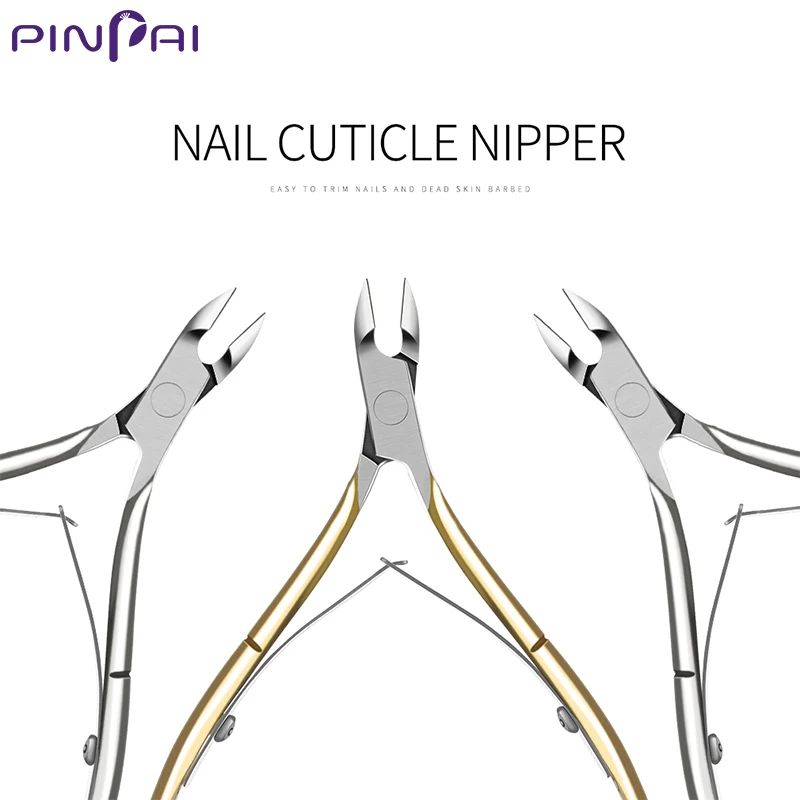Stainless Steel Nail Cuticle Cutter Blade Nipper Trimmer Clipper Scissor for Fingernail Toenail Manicure Pedicure Tools