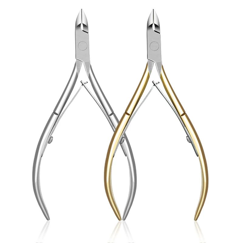 Stainless Steel Nail Cuticle Cutter Blade Nipper Trimmer Clipper Scissor For Fingernail Toenail Man 4