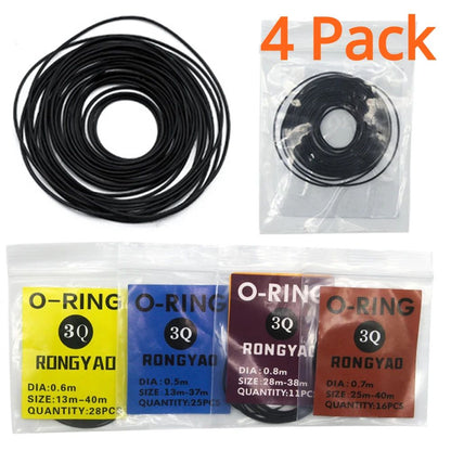 Waterproof Watch Gasket Set O Ring Rubber Back Cover Seals for Watch Case Watchmaker Repair Tools Replacement Accessory