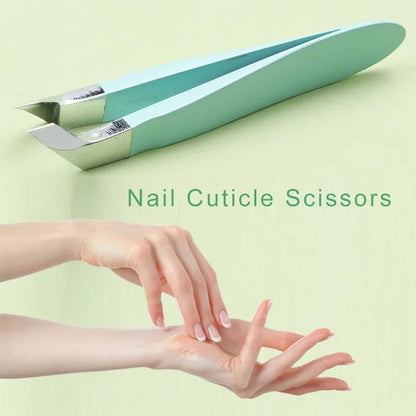Mini Nail Clipper Tweezers Cutter By Brainbow Stainless Steel Cuticle Scissors For Finger  Toe Dead 1