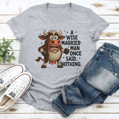 A Wise Married Man Once Said Nothing Tee 2