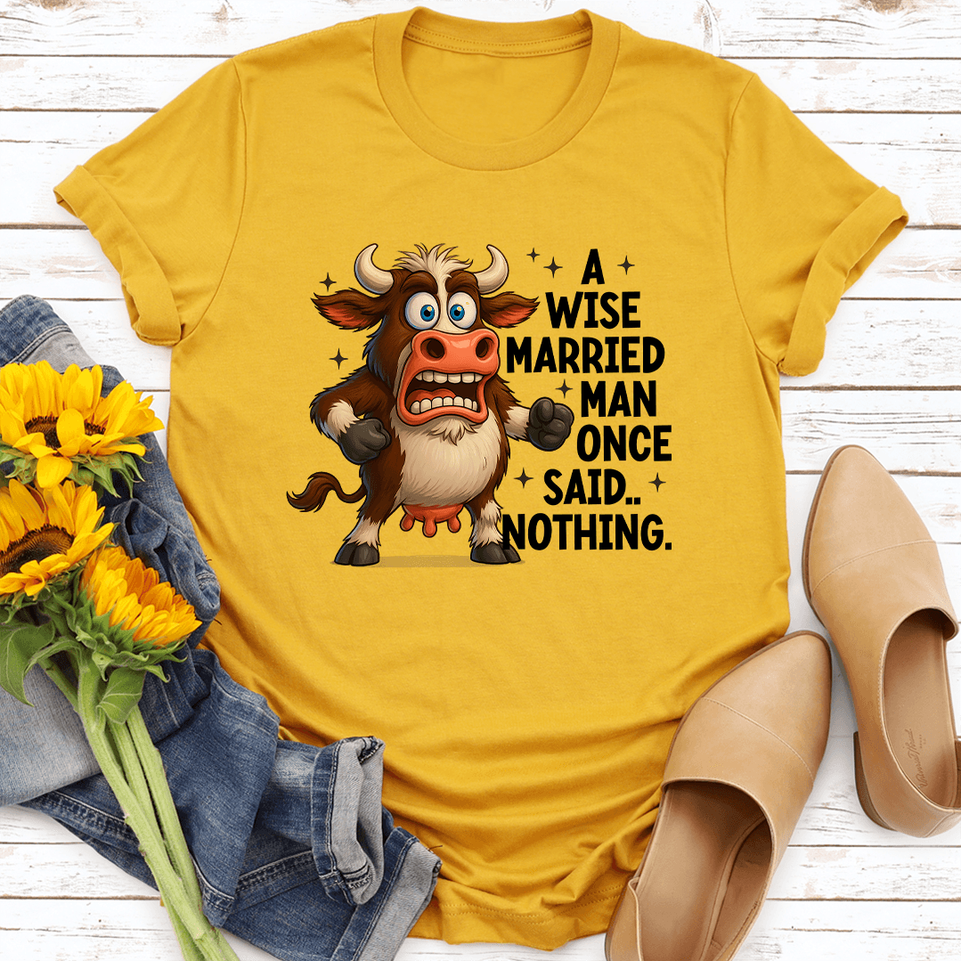 A Wise Married Man Once Said Nothing Tee