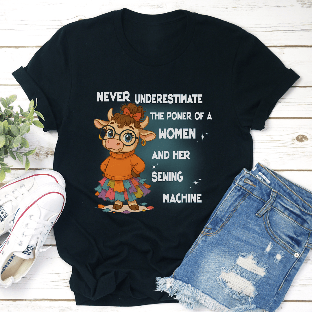 Never Underestimate The Power Of A Women Tee 2