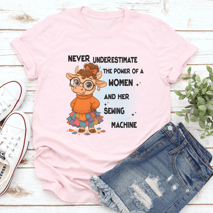 Never Underestimate The Power Of A Women Tee 3