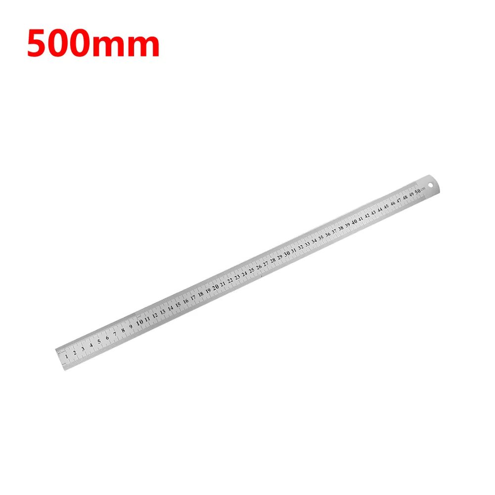 Stainless Steel Metal Straight Ruler Double Sided Precision Measuring Tool For Professional Draftin 5