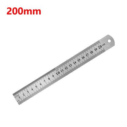 Stainless Steel Metal Straight Ruler Double Sided Precision Measuring Tool For Professional Draftin 6