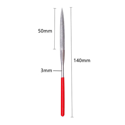 10Pcs Diamond Needle File Set Mini Needle File Kit For Stone Glass Metal Carving Craft Hand Tool Fo 5