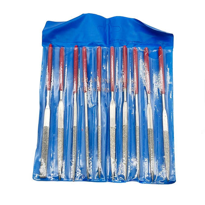 10Pcs Diamond Needle File Set Mini Needle File Kit For Stone Glass Metal Carving Craft Hand Tool Fo 6