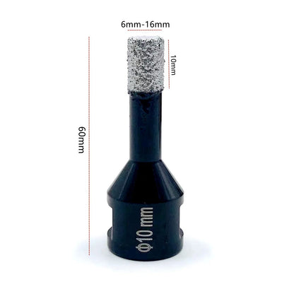 Dry Diamond Drilling Core Bits  Ceramic Tile Hole Saw Cutter For Granite Marble  Stone With Thread  1