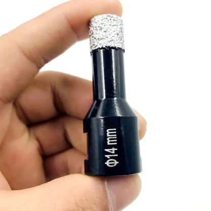Dry Diamond Drilling Core Bits  Ceramic Tile Hole Saw Cutter For Granite Marble  Stone With Thread  3
