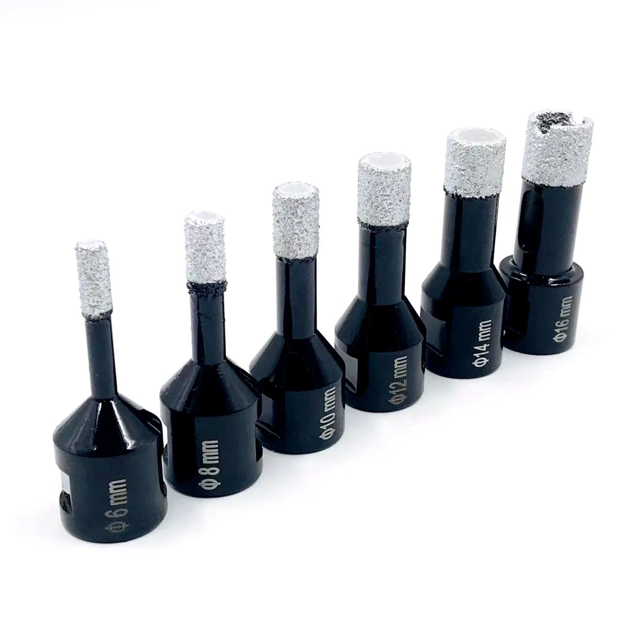 Dry Diamond Drilling Core Bits  Ceramic Tile Hole Saw Cutter For Granite Marble  Stone With Thread  4
