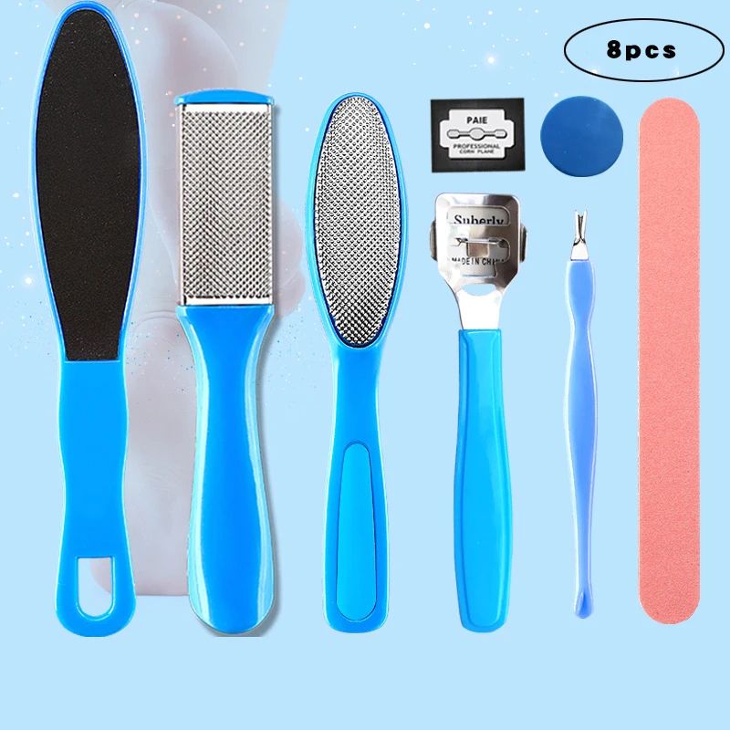 Deluxe Foot Octopus Fish Eye Exfoliating Heel Sharpener & Sole Crackles Removal Files, Heel Cramping Treatment