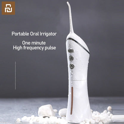 YOUPIN Water Flosser, USB Rechargeable Electric Oral Irrigator for Dental Whitening, Jet Tooth Scaler & Gum Care