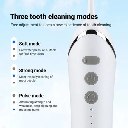 YOUPIN Water Flosser USB Rechargeable Electric Oral Irrigator For Dental Whitening Jet Tooth Scaler 3