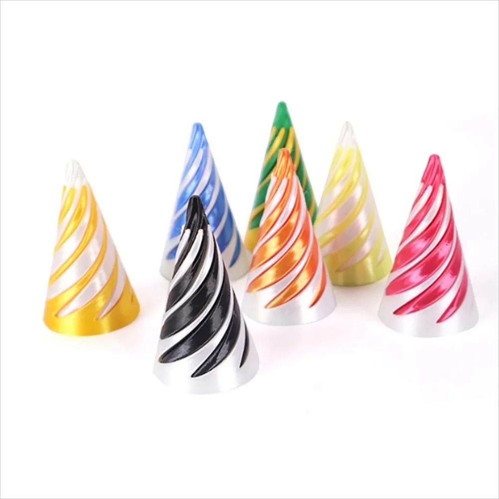 Mini 3D Printed Spiral Cone  Impossible Pyramid Toy Pass Through Pyramid Sculpture With Vortex Thre 2