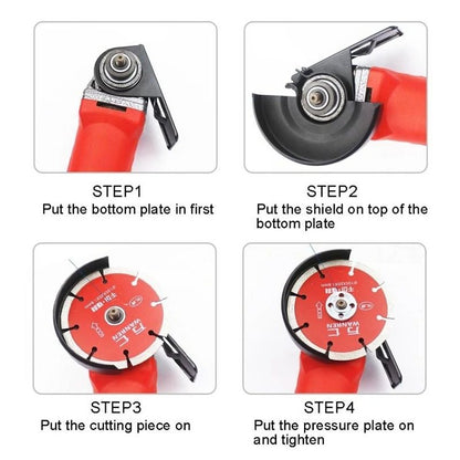 Adjustable Hand Angle Grinder Base With Balance Bracket Steel Cutting Machine Base For DIY Woodwork 4
