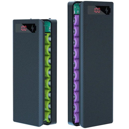 Portable Power Bank Battery Box Holder – Dual USB & Type-C Charging Shell for Mobile Phones