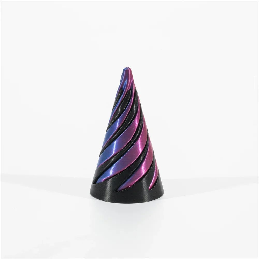Mini 3D Printed Spiral Cone  Impossible Pyramid Toy Pass Through Pyramid Sculpture With Vortex Thre 5