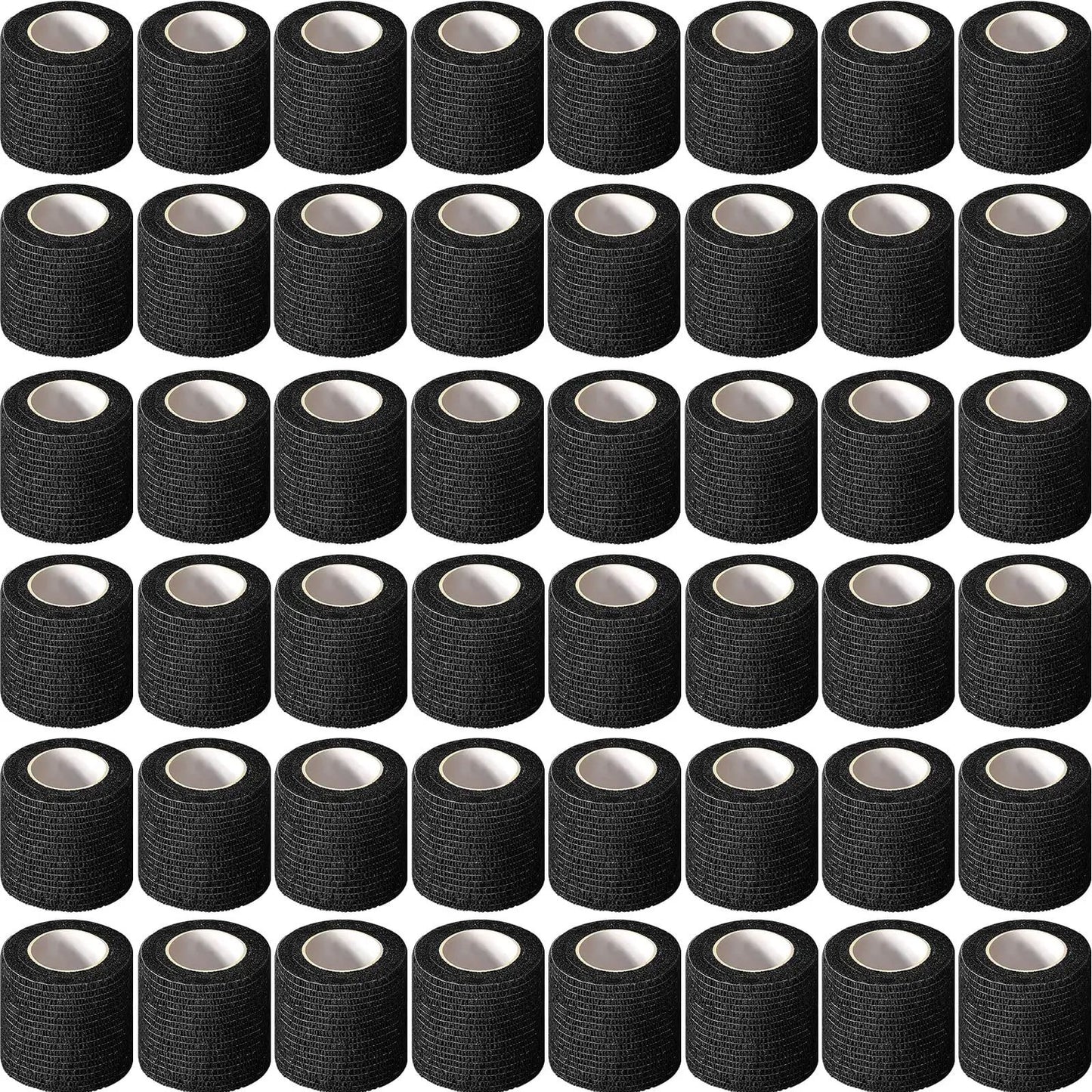 Wholesale Black Tape Tattoo Handle Bandage Anti-Slip, Waterproof, Disposable Self-Adhesive Elastic Bandage for Tattoo
