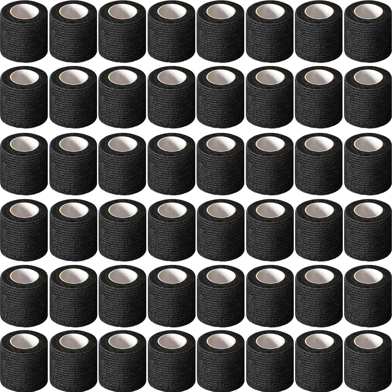 Wholesale Black Tape Tattoo Handle Bandage Anti-Slip, Waterproof, Disposable Self-Adhesive Elastic Bandage for Tattoo
