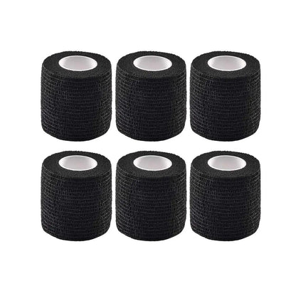 Wholesale Black Tape Tattoo Handle Bandage AntiSlip Waterproof Disposable SelfAdhesive Elastic Band 6