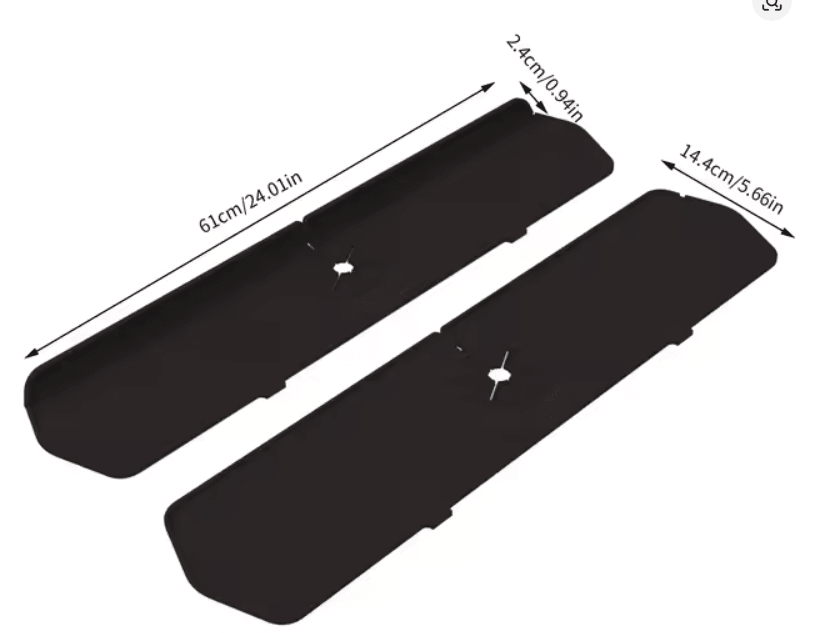 Silicone Sink Splash Guard & Faucet Mat – XL Drying Pad and Countertop Protector