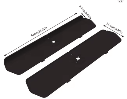 Silicone Sink Splash Guard & Faucet Mat – XL Drying Pad and Countertop Protector