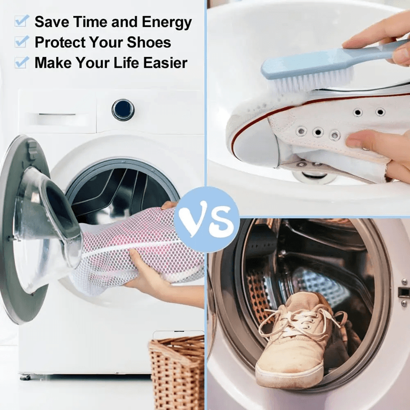 Sneaker Wash Bag  Mesh Shoe Laundry Protector For Machine Washing 3