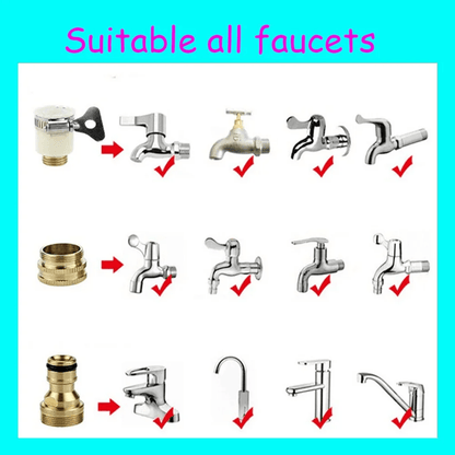 Universal Hose Tap Adapter  1523mm Faucet Connector For Garden Watering Systems 7