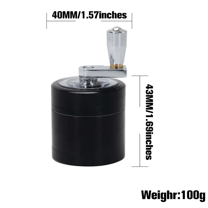 Manual Nut And Spice Grinder  Handheld Crusher For Nutmeg Ginger Rock Salt  Peppercorn 4