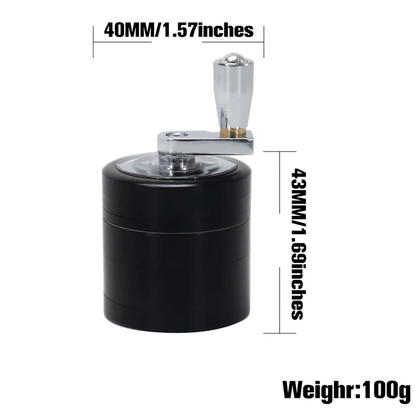 Manual Nut And Spice Grinder  Handheld Crusher For Nutmeg Ginger Rock Salt  Peppercorn 4