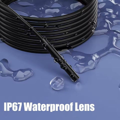HD Waterproof Industrial Endoscope Camera For IOS With Flexible Cable 1m10m 1