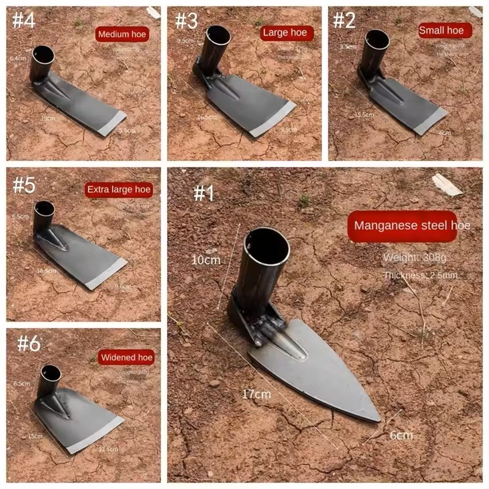 Forged Steel Garden Hoe For Digging And Weeding In Soil And Flower Beds 2
