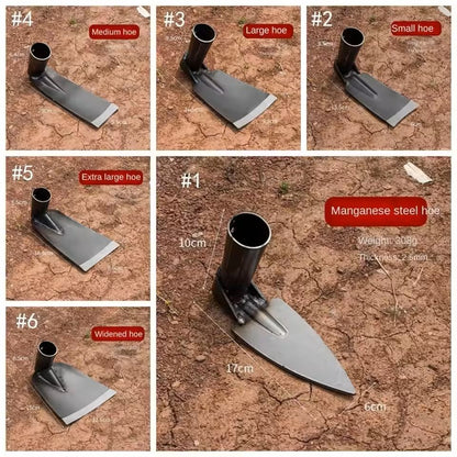 Forged Steel Garden Hoe For Digging And Weeding In Soil And Flower Beds 2