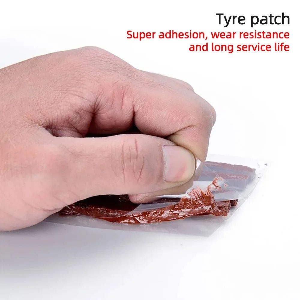 Heavy Duty Tubeless Tire Repair Kit Puncture Repair Tools For Auto Van Motorcycle  Bike 1