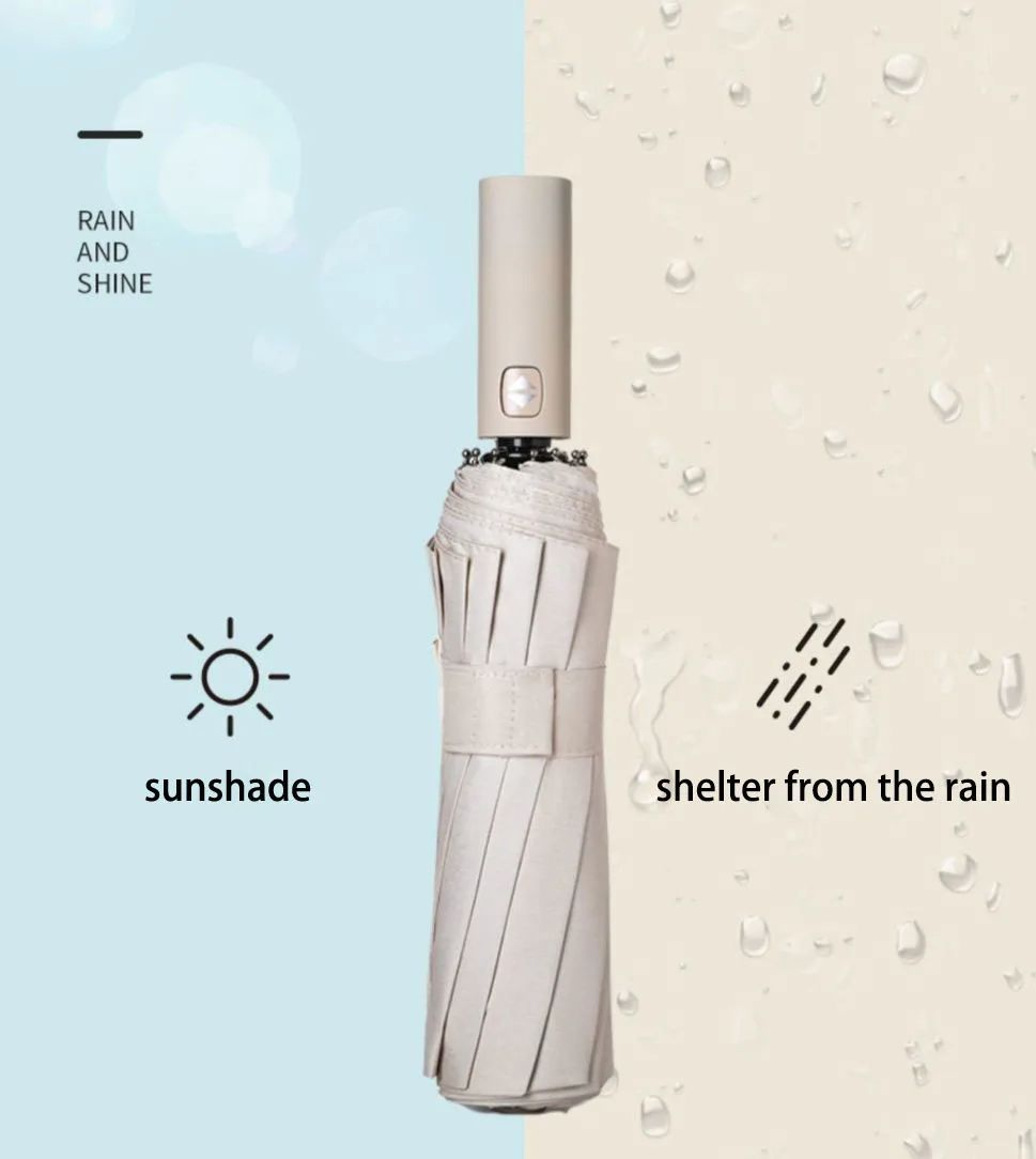 Reinforced Umbrella Men Business Strong  Durable Wind Resistant Anti UV Sunscreen For Women 1