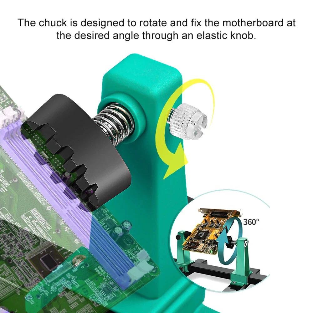 360 Adjustable Circuit Board Holder  MultiSpec Welding  Repair Fixture For Mainboard  PCB Disassemb 5