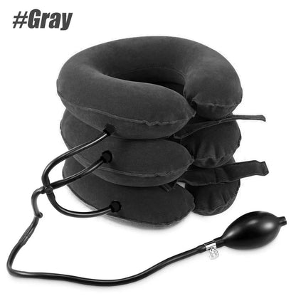 Inflatable Cervical Neck Traction Device For Chronic Neck  Shoulder Pain Relief Adjustable Neck Str 8
