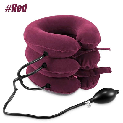 Inflatable Cervical Neck Traction Device For Chronic Neck  Shoulder Pain Relief Adjustable Neck Str 10